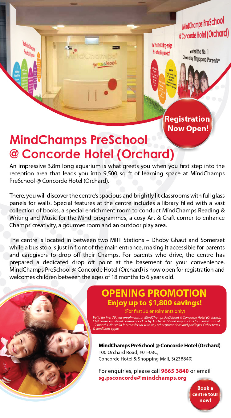 MindChamps Preschool New Centre Concorde Orchard