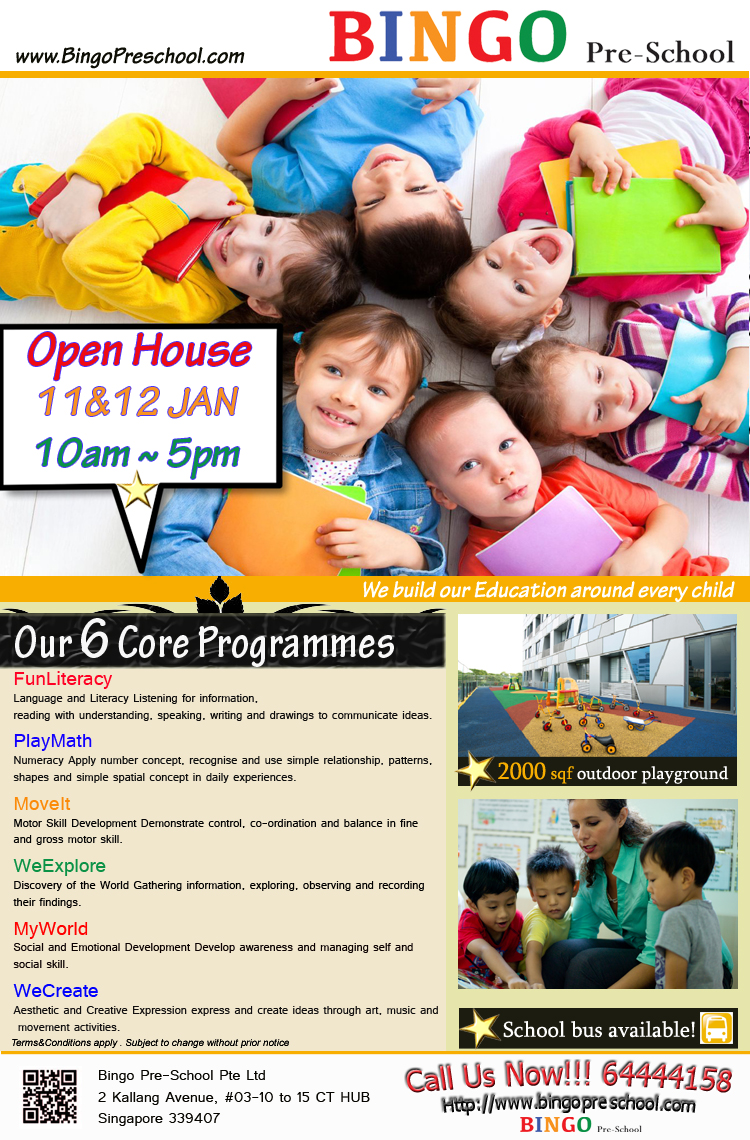 Bingo Pre-School Open House