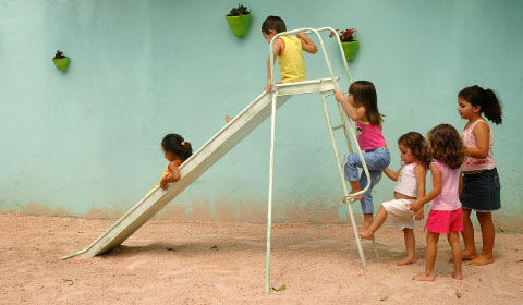 children playing