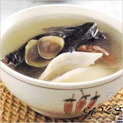 black skinned chicken soup deer antler