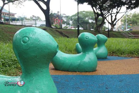 close up of vintage playgrounds in toa payoh
