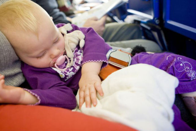 baby sleeping with pacifier