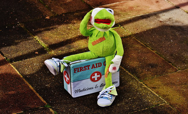 first aid kit at home