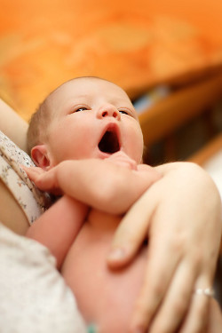 sleepy newborn small