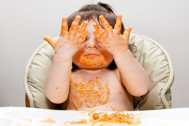 messy and fussy eater