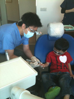 Dr Chin with little Bryan