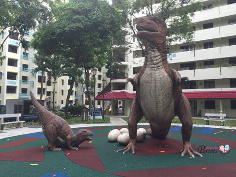 TRex dinosaur playground at kim keat