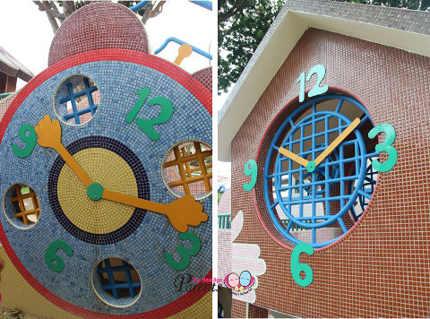 different faces of clock playground bishan