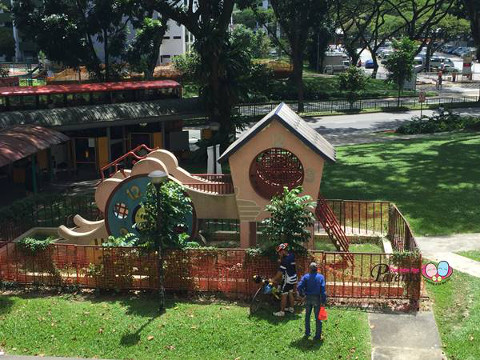 old clock playground boon lay