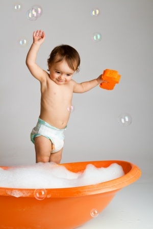 Babies love bubbles