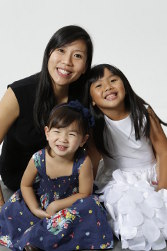 Eileen Yeo and her two girls