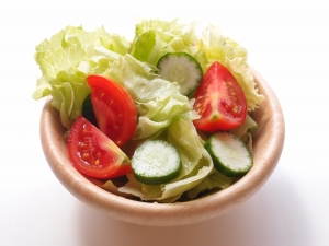 a bowl of salad