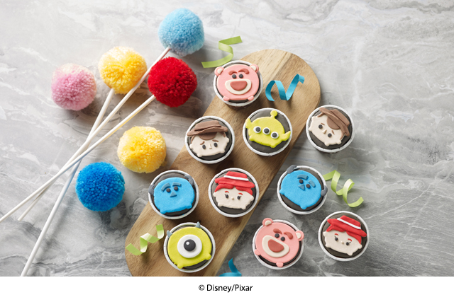 baby full month cupcake disney tsumtsum swissbake