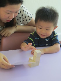 children learning math