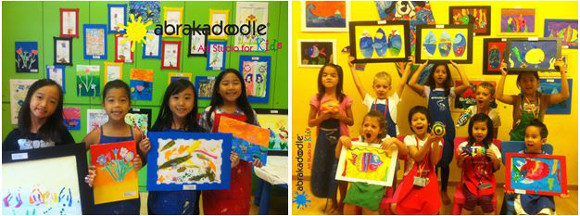 Art Helps Kids Access the Sun, Moon, Stars - Abrakadoodle