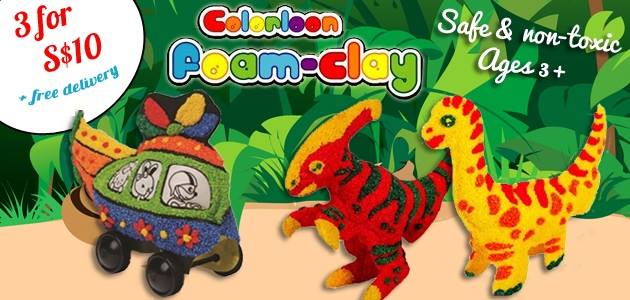 colorloon foam clay promotion