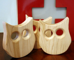 owl teethers from my ecobabe
