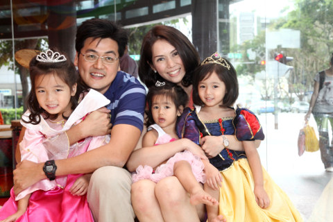 Matthias Koh and his family