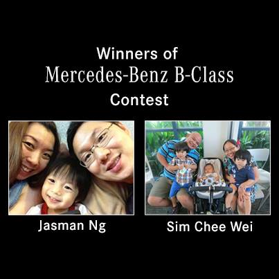 Mercedes-Benz B-Class Weekend Experience Winners