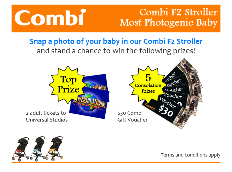 Combi F2 Stroller Photogenic Baby