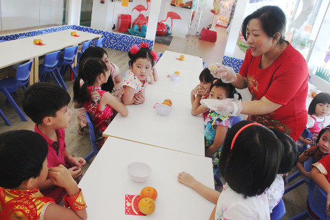 KiddiWinkie International and Cultural Day - Making Dumpling