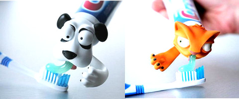 adorable toothpaste casing