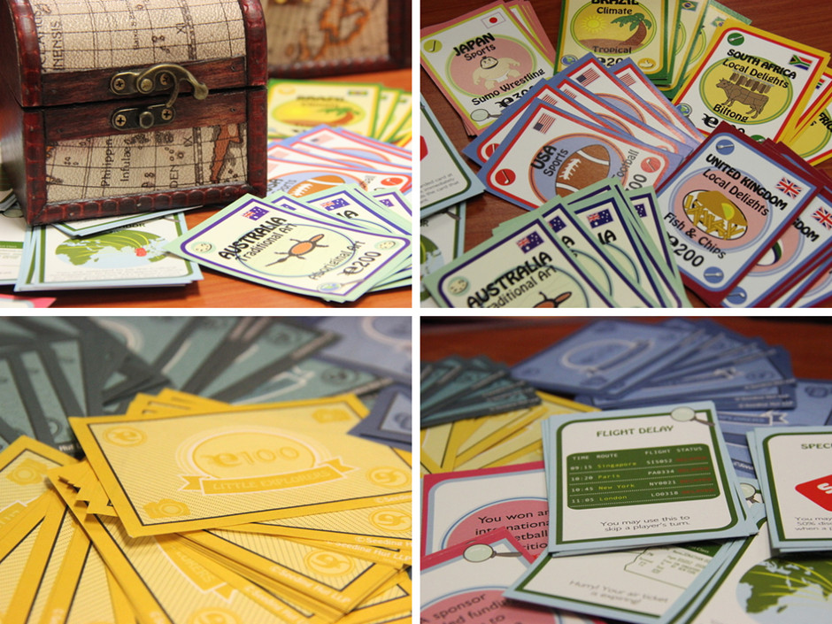 Learning Global Literacy through games - Little Explorers card deck