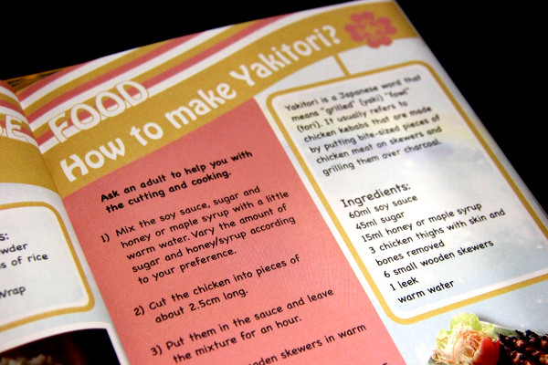 Little Explorers Activity Book - How to make Yakitori