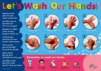 Handwashing poster by Health promotion Board