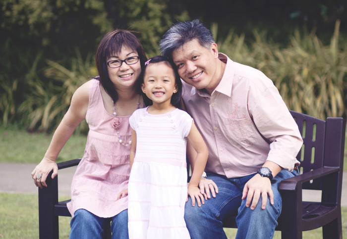 Mummy blogger Angeline Sim and her family, princess dana diaries