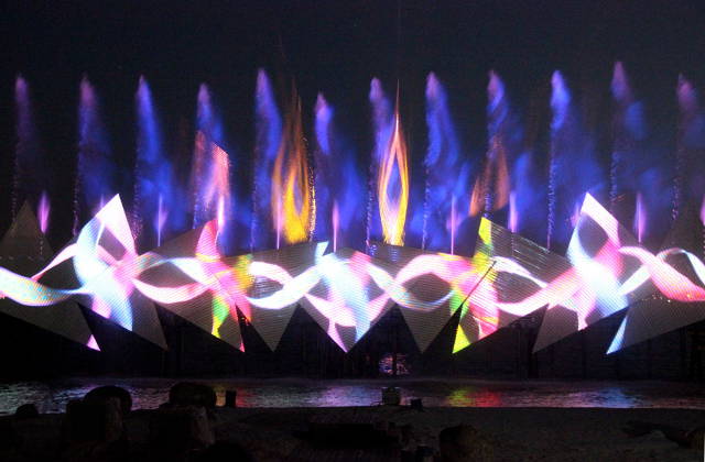 Sentosa Wings of Time musical fountain