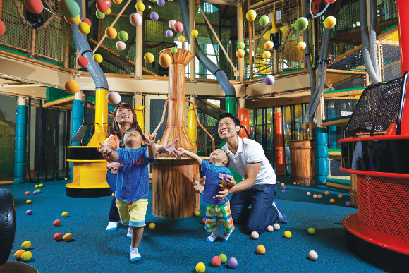 Families can also have fun at the Kidz Amaze playground as part of the birthday party package