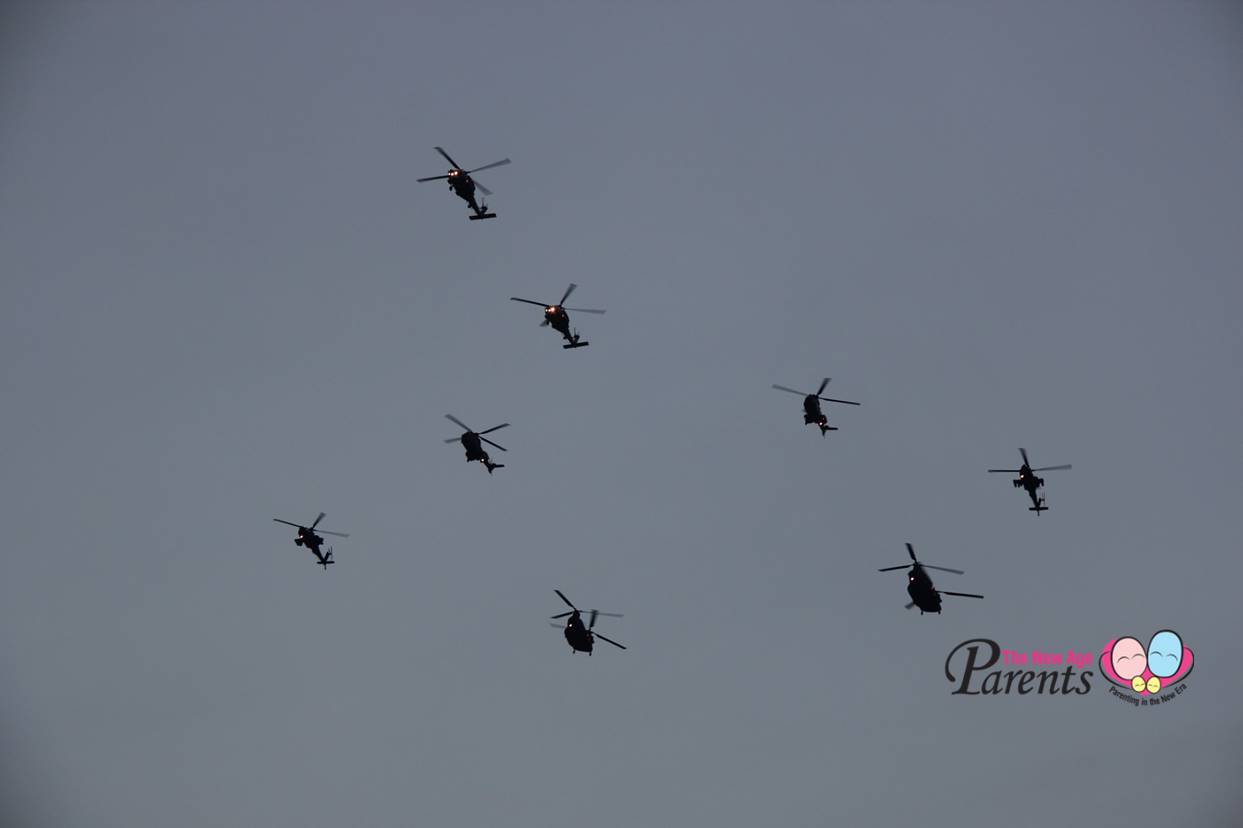 SG50 NDP 2015 Flypast Helicopters