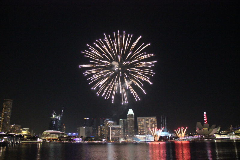 Fireworks in Singapore