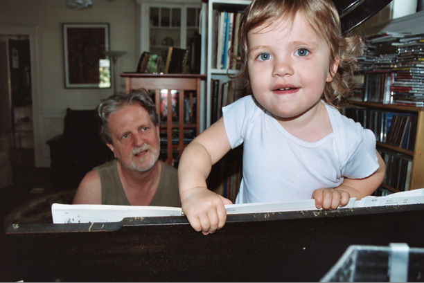 Professor Larry Scripp with daughter