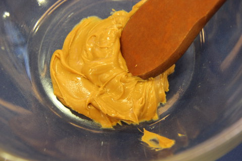 peanut butter in a bowl