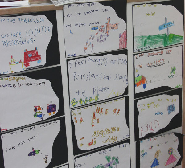 Children's reflection on MH17