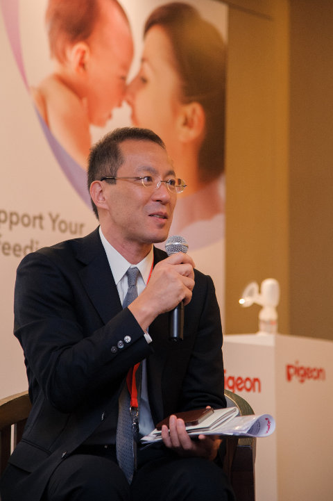 Mr Satoru Saito, General Manager and Chief Researcher of Breastfeeding Laboratory, Pigeon