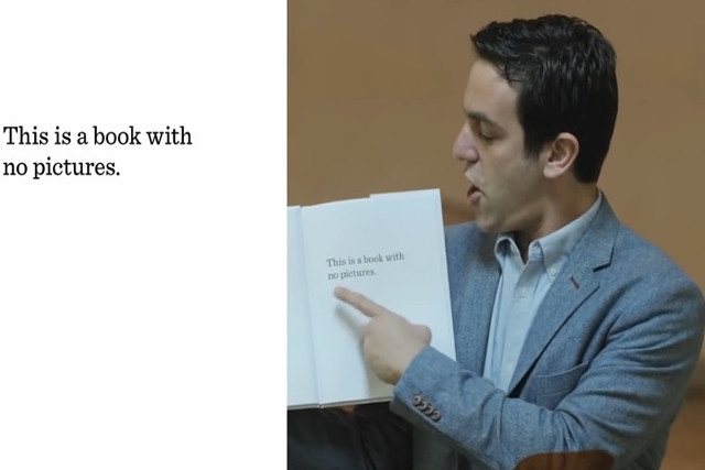 the book with no pictures B. J. Novak