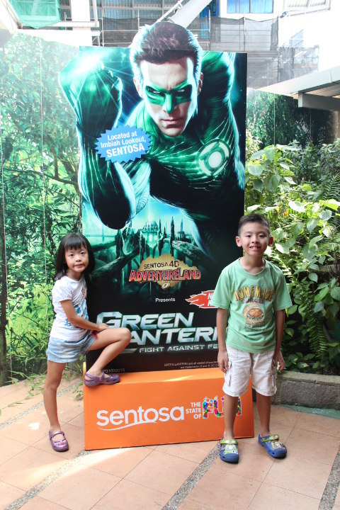 Green Lantern 4D show at Sentosa