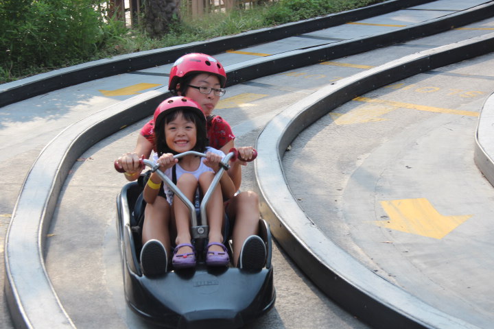 Luge ride at Sentosa