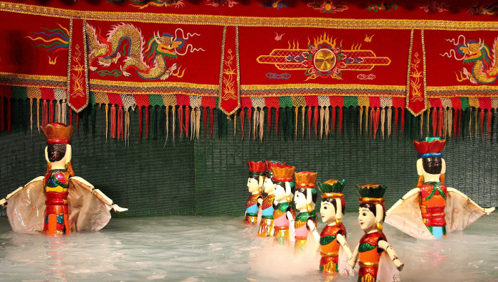 Famous Waterpuppet in Ho Chi Minh City