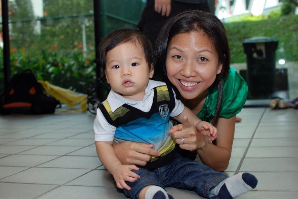 Yvonne and her son