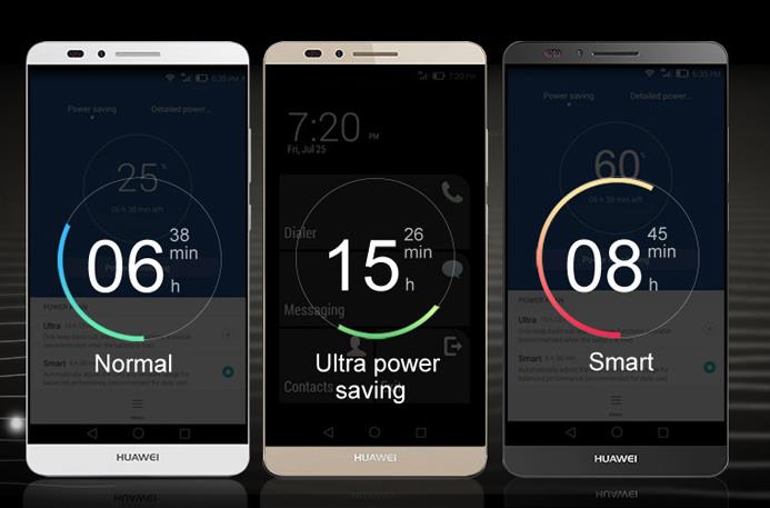 huawei mate 7 phone with a strong battery life