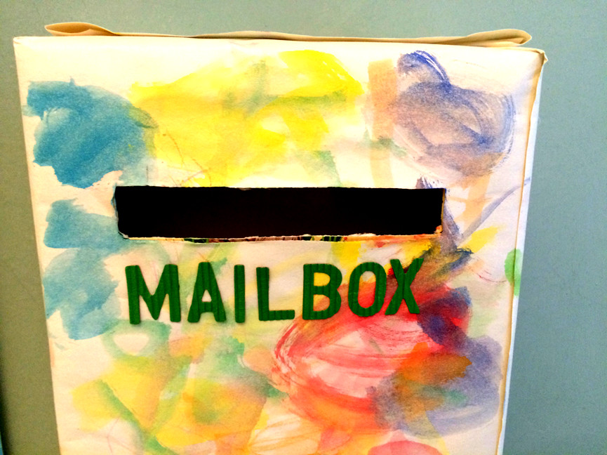 art and craft create your own mail box