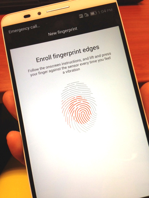 huawei mate 7 fingerprint sensor