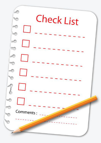 checklist- to do list