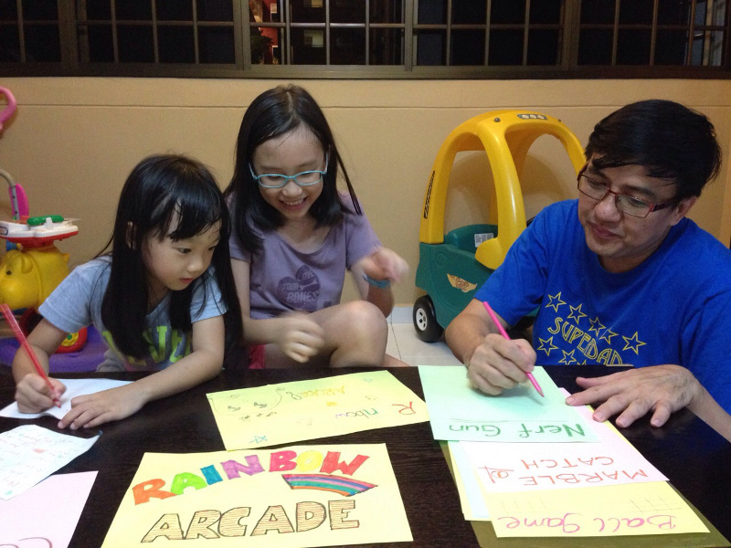 Preparation - Poster Making with father