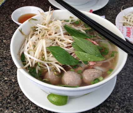 bowl of pho