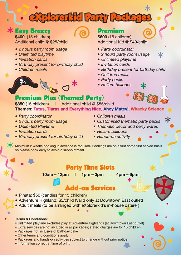  Birthday  Parties  At Indoor Playground EXplorerkid